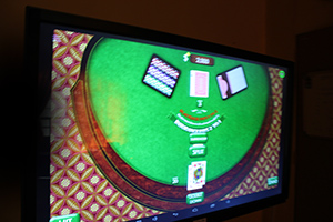 greenicon design LED TV touchscreen monitor rental 14